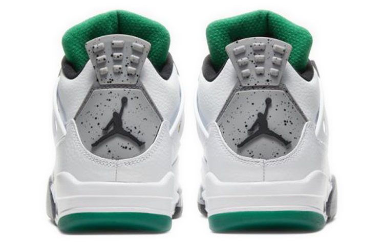 Женские кроссовки Jordan Air Jordan 4 retro lucid green (белыйзеленый) — Белыйзелёный — фото 5