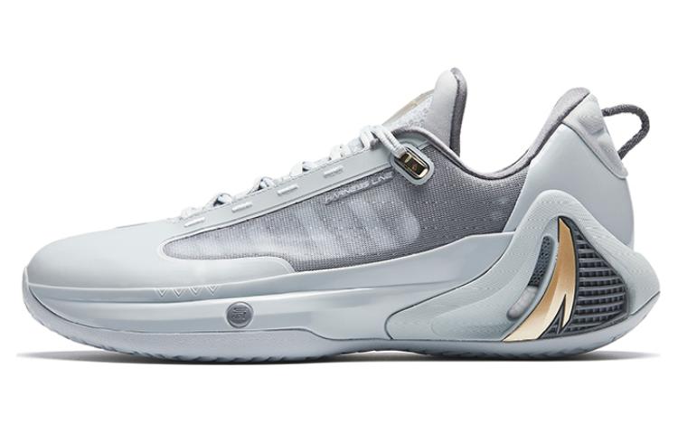 Anta Anta GH4 Hayward 4th generation nitrogen technology, comfortable and versatile, trendy fabric, non-slip and wear-resistant, low-top basketball shoes, men's moon shadow gray