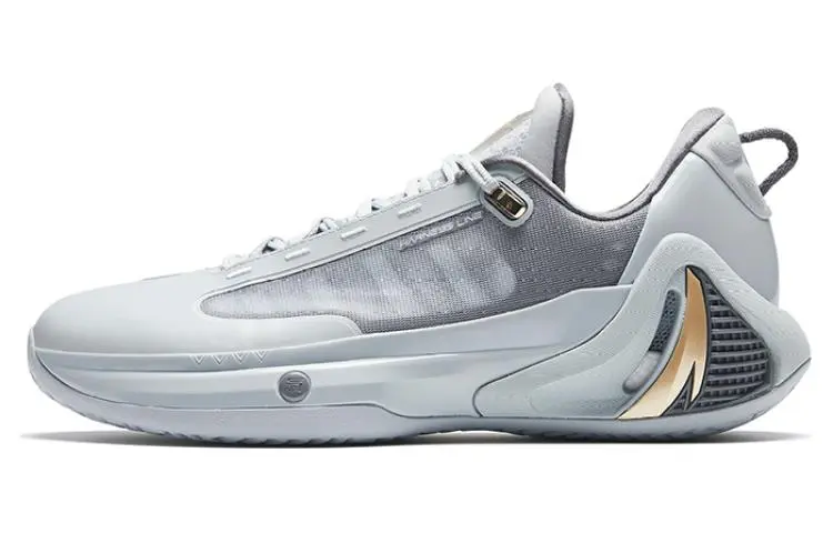 ANTA GH4 Basketball Shoes Men's Low Top Gray