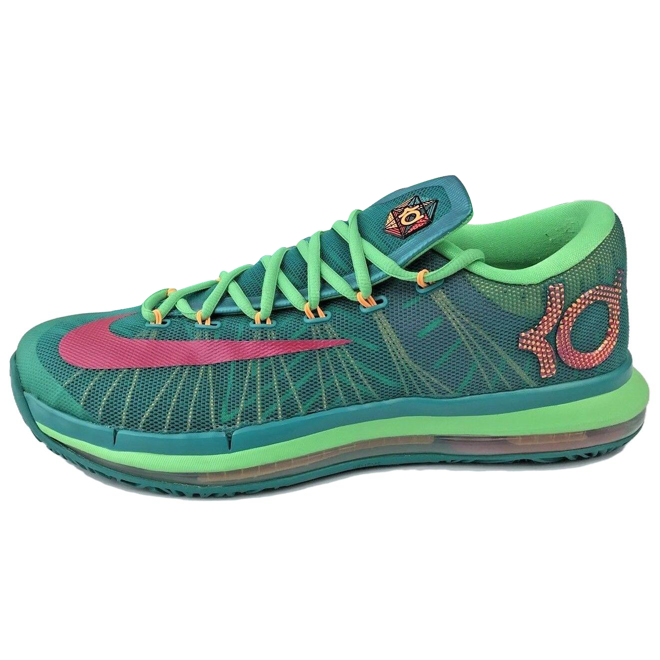 Nike KD 6 ELITE \"Hero Pack\" Durant 6 Air Cushion Comfortable Anti-slip Lightweight Low-top Basketball Shoes Men's Green