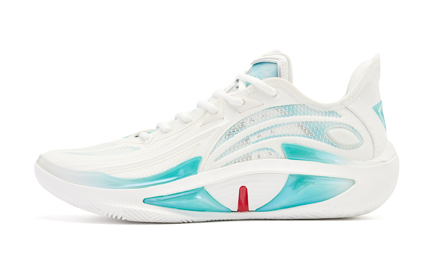 QIAODAN Poisonous Fangs 4.0 Angel Low top Basketball Shoes Men’s White Blue