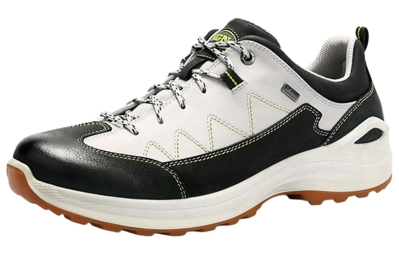 XGN Slip Resistant, Abrasion Resistant, Breathable Low top Hiking Shoes Men’s Gray Black