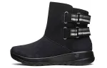 Skechers ON THE GO Thermal Abrasion Resistant Slip on Short Snow Boots Women's All Black