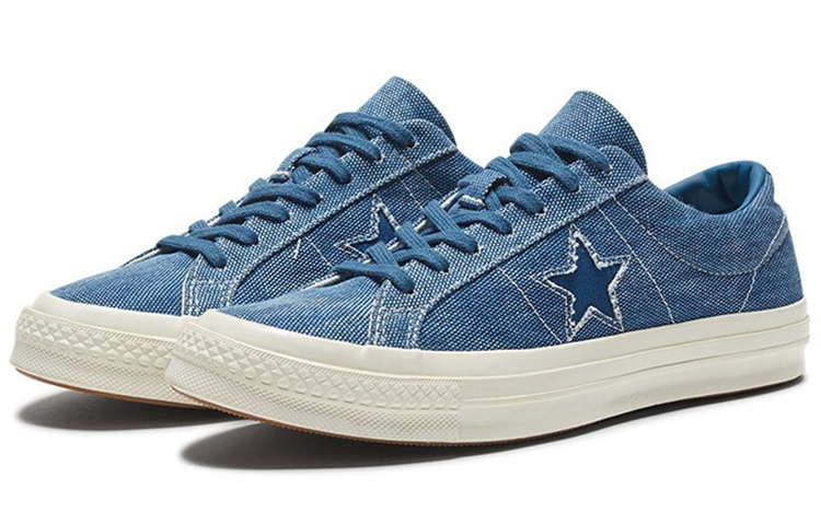 Кеды Converse One Star (джинсово-синий) — фото 3