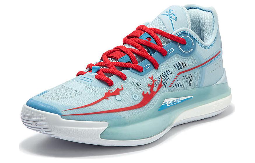 361° DVD2 Basketball Shoes Men’s Low Top Glacier Blue/Virtual Red