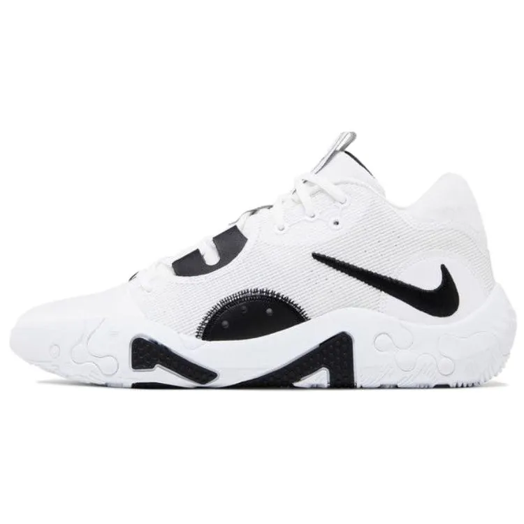 Nike PG 6 Abrasion Resistant Abrasion Resistant Low top Basketball Shoes Men's White