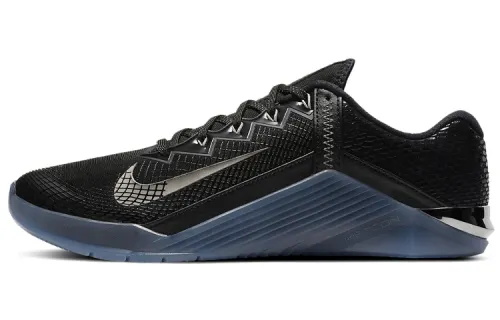 Nike Metcon 6 AMP, comfortable and versatile, shock-absorbing, non-slip and wear-resistant, low-cut training shoes, same style for men and women, black and blue