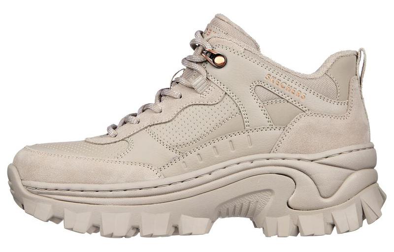 Skechers Street Blo Textile, Leather Low top Chunky Sneakers Women's Gray