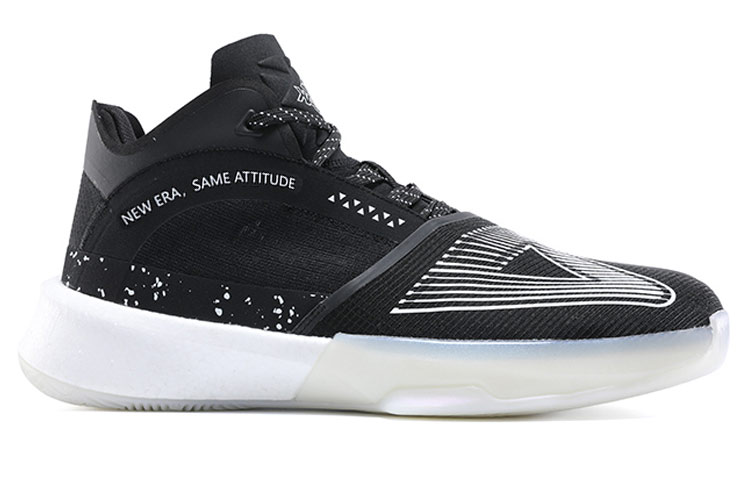 PEAK Surfing The Big Triangle 1.0 Surge Large Triangle Fashion Abrasion Resistant Breathable Mid top Basketball Shoes