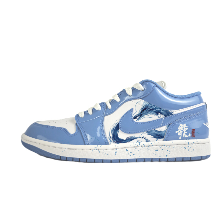 Jordan Air Jordan 1 Low ‘Legend Blue’ Slip Resistant Abrasion Resistant Low top Vintage Basketball Shoes Unisex