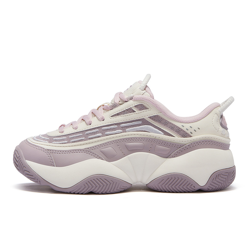 FILA FUSION FIRE Comfortable Abrasion Resistant Low top Basketball Shoes Women’s Gray White