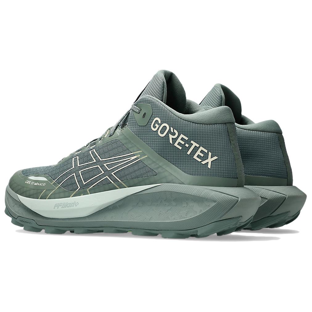 ASICS GEL TRABUCO Trail Running Shoes Men’s Gray Green