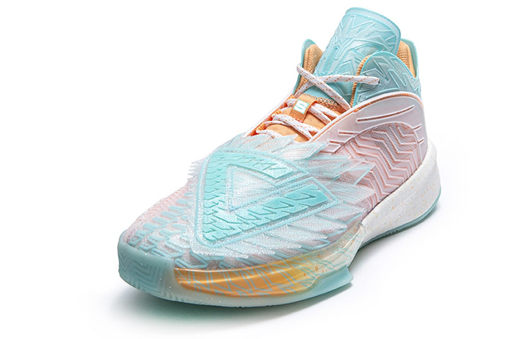 SOLE x PEAK Grand Triangle Slip Resistant, Abrasion Resistant, Cushioning, Coverage Mid top Basketball Shoes Unisex