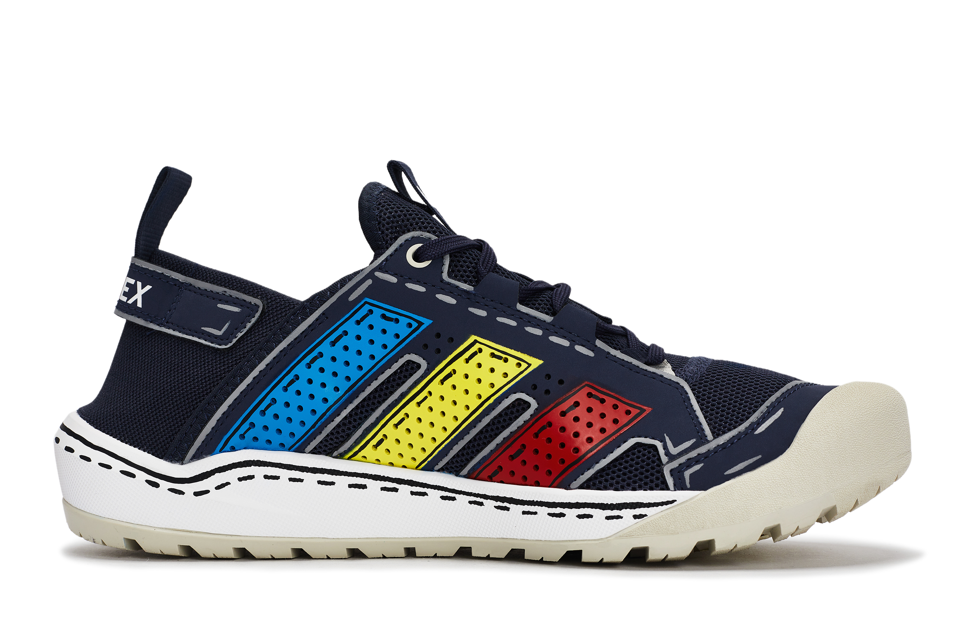 Adidas DAROGA 25 REGO Hot Dog, Mondrian Abrasion Resistant Low top Mountaineering Hiking Shoes Unisex