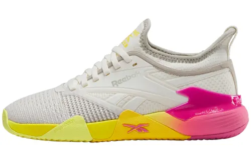 Reebok Nano Court Low top Training Shoes Women's White Yellow Red