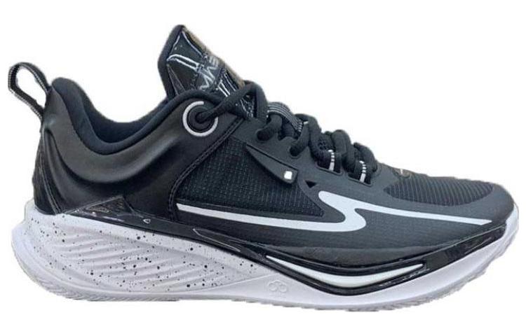 Erke Qianxun TD Slip Resistant Abrasion Resistant Low top Basketball Shoes Men’s Black