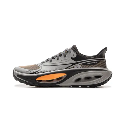 Li Ning Outdoor CF Tracing Low top Hiking Shoes Unisex Black Gray