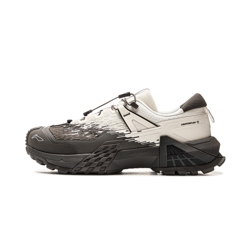 Li Ning Outdoor CF Tracing, Xingchuan Pro Cushioning Slip Resistant Abrasion Resistant Low top Hiking Shoes Unisex