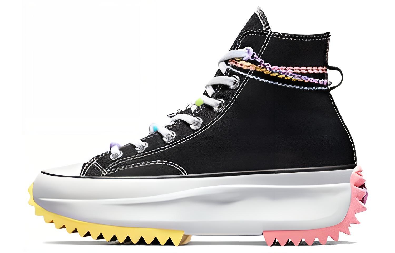 Run Star Wmns Converse Hike Platform High 'Embroidered Bracelet' Women's