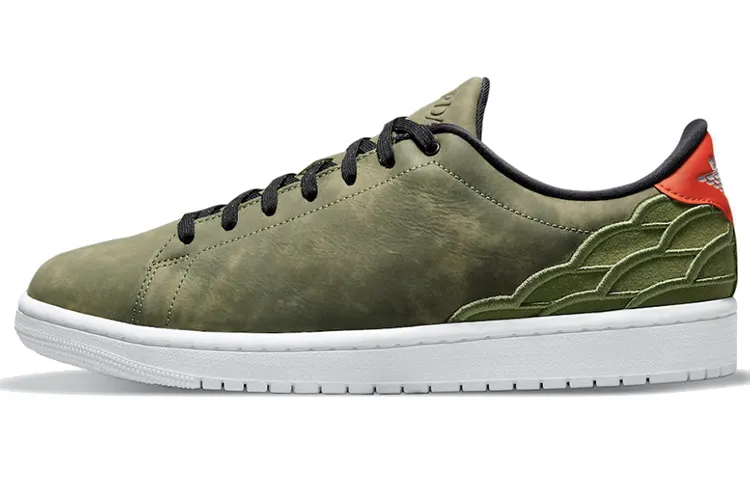 Jordan 1 Centre Court Oil Green