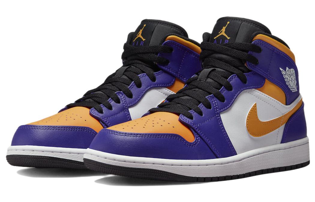 Air Jordan 1 Mid ‘Lakers Purple’