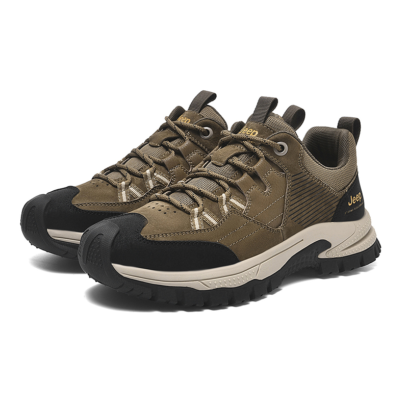 Jeep Slip Resistant Abrasion Resistant Low top Hiking Shoes Men’s
