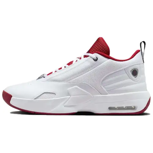 Jordan Max Aura 6 White Black Gym Red