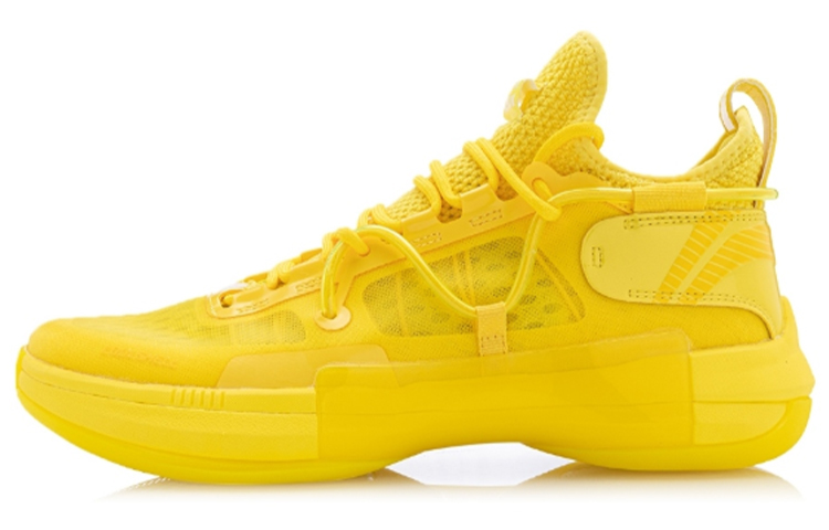 Li Ning Speed 6 Premium Abrasion Resistant Breathable Mid top Basketball Shoes Men’s Pineapple Yellow
