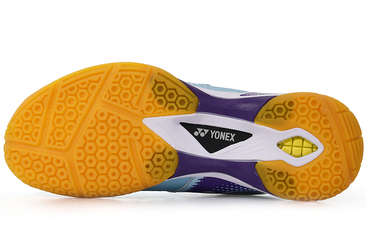 YONEX Power Cushion Flat Cushioning, Wear Resistant Low top Badminton Shoes Unisex Light Blue