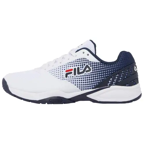 FILA Volley Zone Comfortable Low top Tennis Shoes Men's White Blue