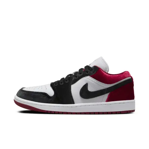 Jordan 1 Low Se Velvet Black Toe Women's