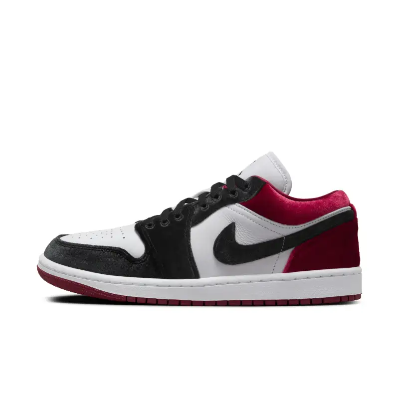 Jordan 1 Low Se Velvet Black Toe Women's