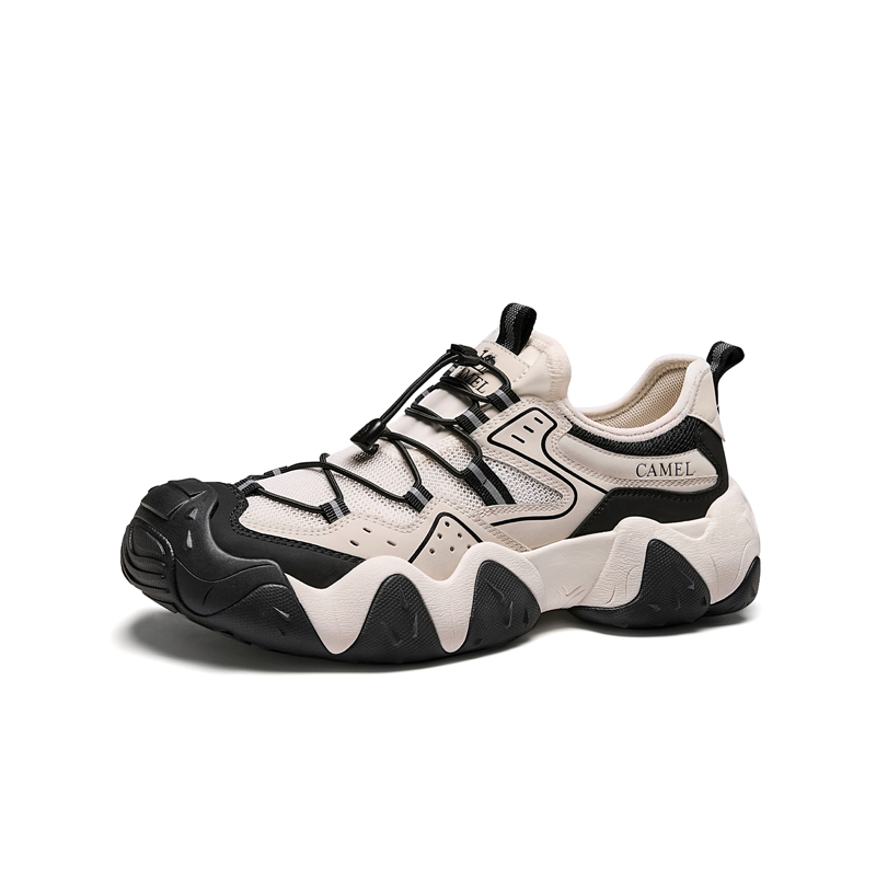 CAMEL Slip Resistant, Abrasion Resistant, Breathable Low top Hiking Shoes Men’s