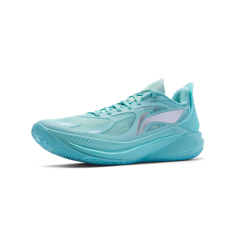 Li Ning Low Top Professional Competition Performance Basketball Shoes Men’s Island Blue