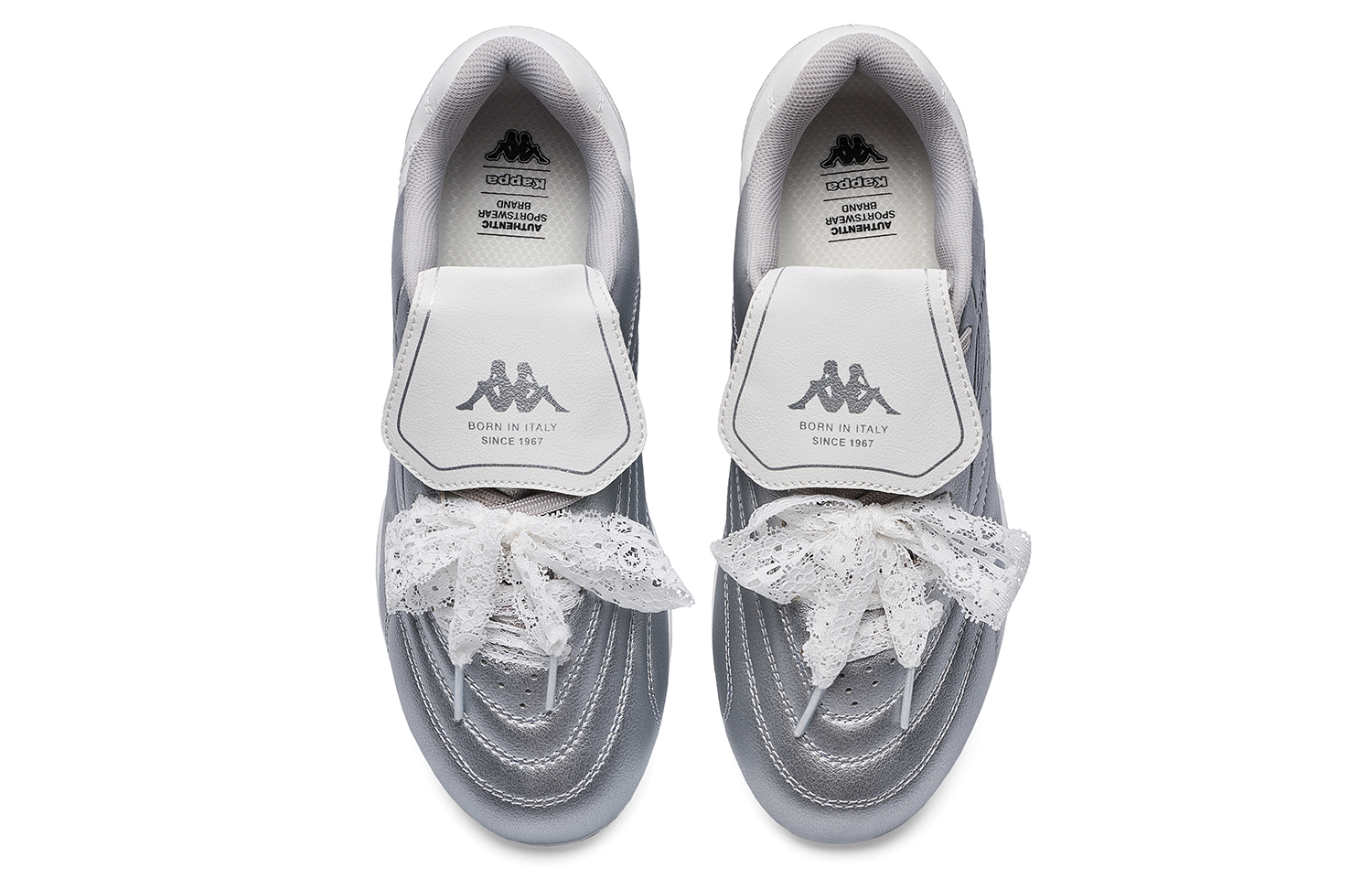 Kappa K79 Back to Back Abrasion Resistant Coverage Low top Racing Shoes Women’s Silver