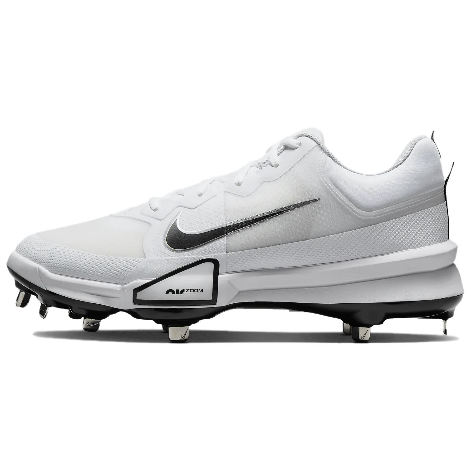Nike Force Zoom Trout 9 Pro White Pure Platinum Metallic Silver Black