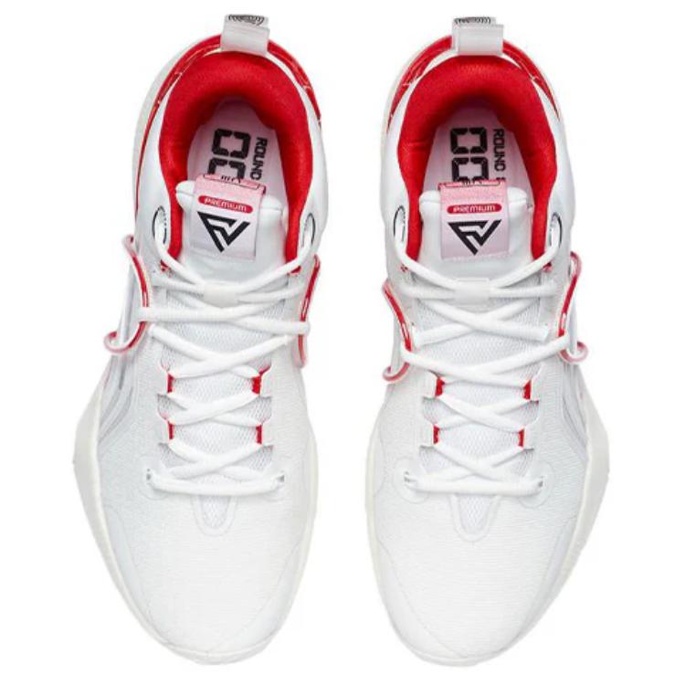 Li Ning Speed 8 Premium Comfortable And Trendy TPU Cushioning Slip Resistant Low top Basketball Shoes Men’s White Red