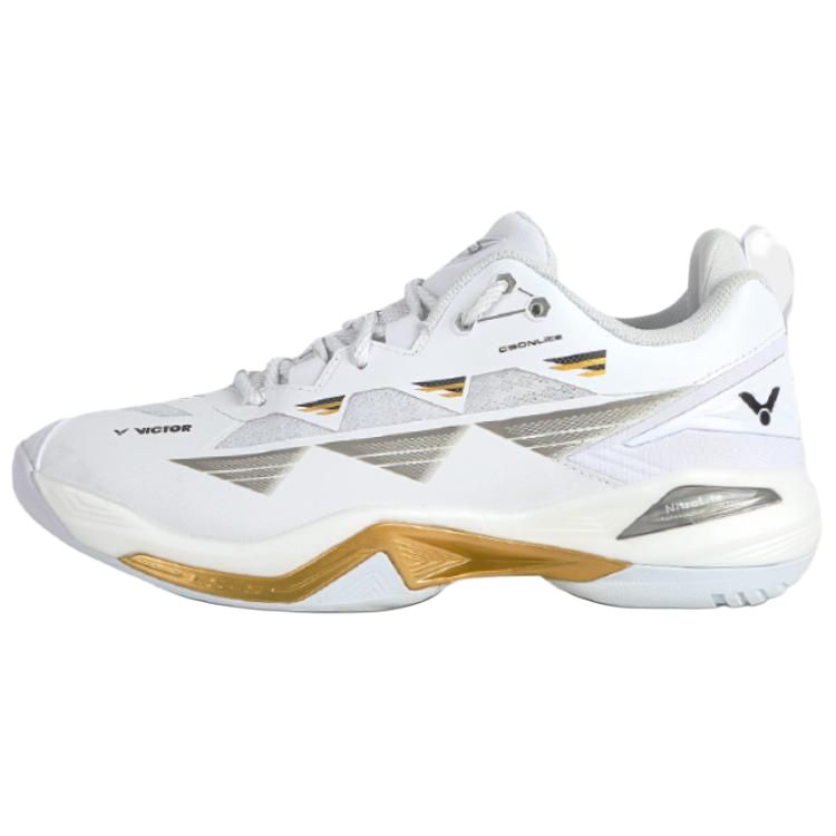 VICTOR C90NLite Cushioning Rebound Low top Badminton Shoes Unisex White