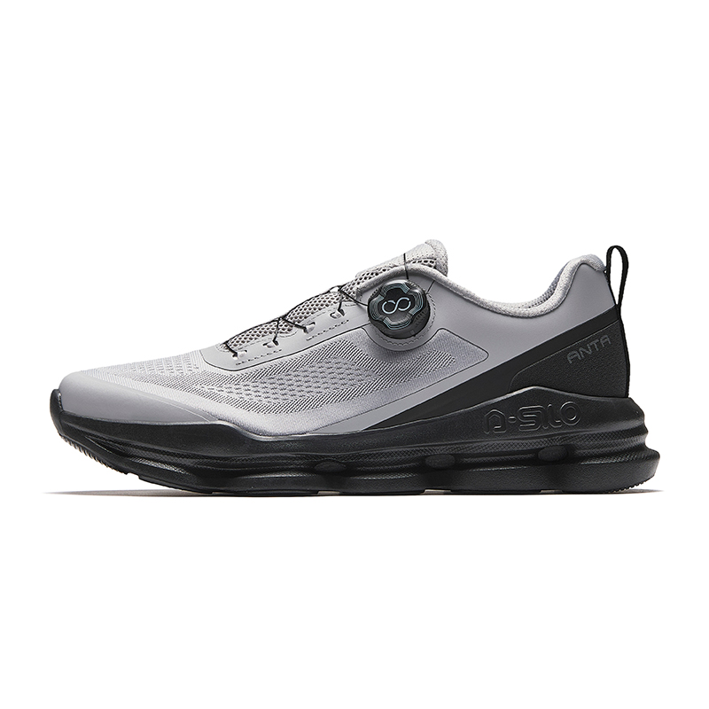 CHAOJIANTA Slip Resistant Abrasion Resistant Low top Training Shoes Men’s Gray Black