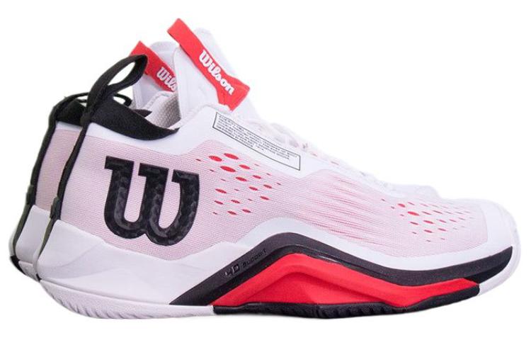 Wilson Rush Pro Mid top Tennis Shoes Men’s Black Red