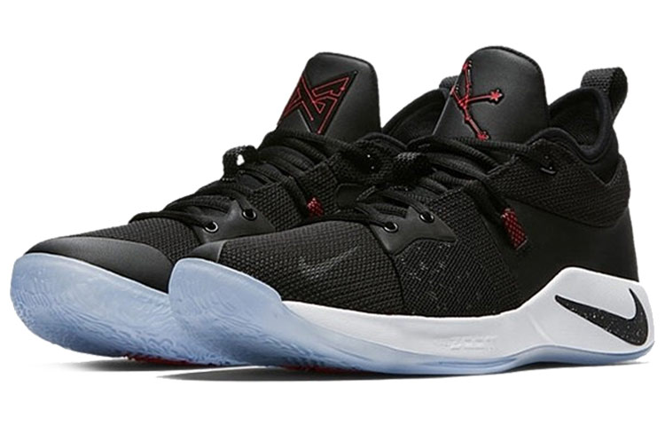 Мужские кроссовки Nike PG 2 (черно-белые) — фото 3