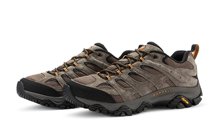 MERRELL MOAB 3 Comfortable Breathable Low top Mountaineering Shoes Men's Brown Black