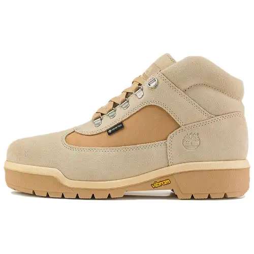 Timberland Slip Resistant Abrasion Resistant Mid top Hiking Shoes Men's Beige
