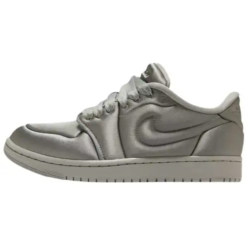 Jordan 1 Low Method Of Make Satin Medium Grey Women's