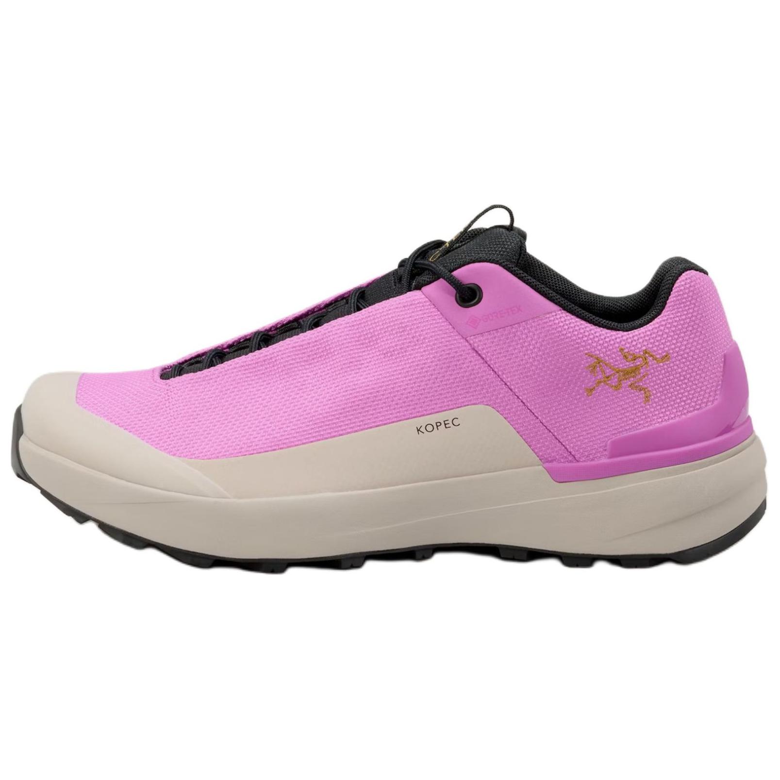 Arc’teryx Kopec Fabric Waterproof And Breathable Support Grip Low top Mountaineering Shoes Women’s Pink White