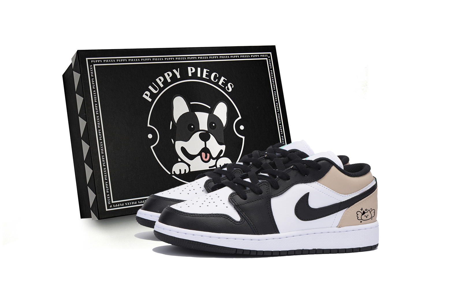 Jordan Air Jordan 1 Vintage Basketball Shoes Men’s Low Top Black Brown