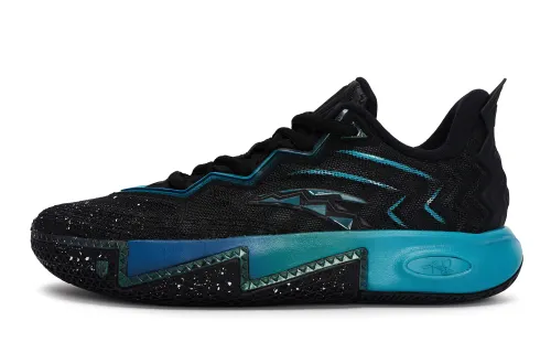 Anta KAI 2 Cushioning Rebound Cushioning Rebound Low top Midfoot Carbon Plate Basketball Shoes Men's Black Green Blue