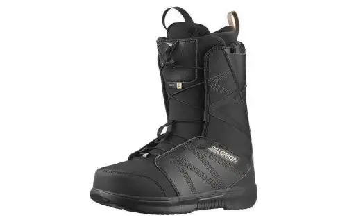 TITAN x SALOMON Thermal Abrasion Resistant Cushioning Crew Snow Boots Men's Black
