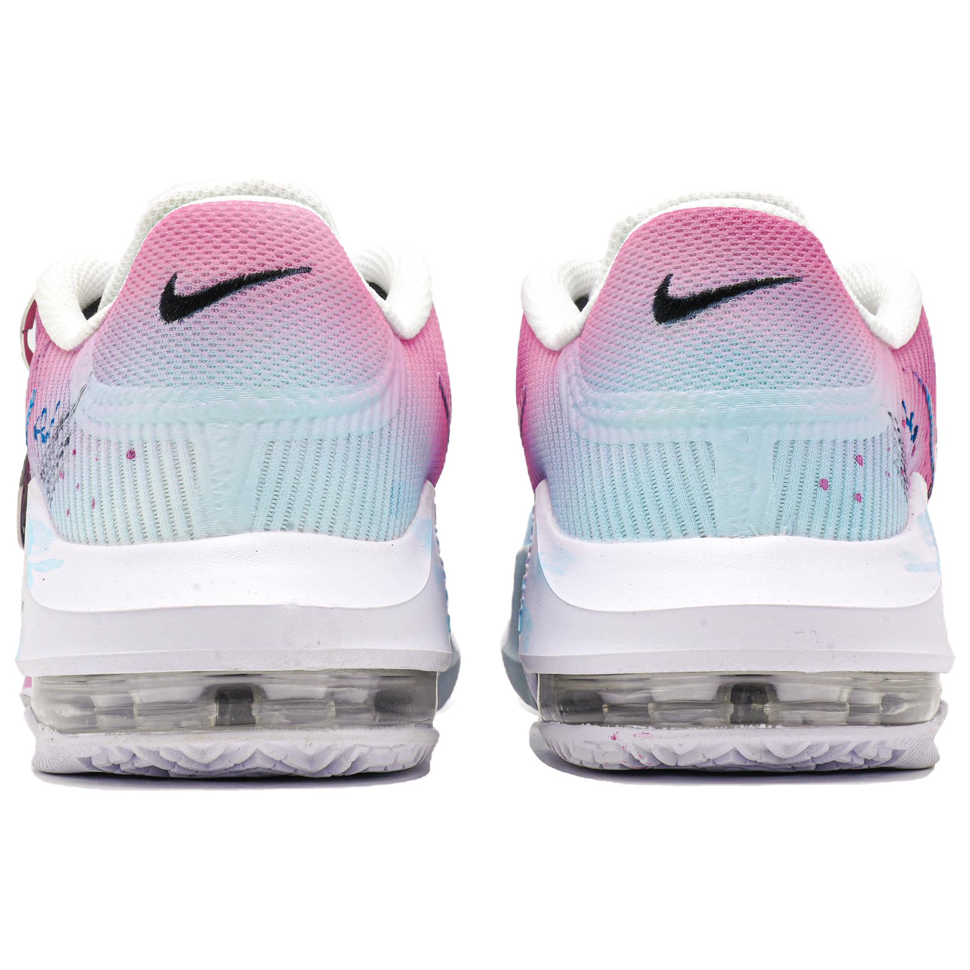 Nike Air Max Impact 4 Cushioning Slip Resistant Abrasion Resistant Mid top Basketball Shoes Men’s Blue Purple