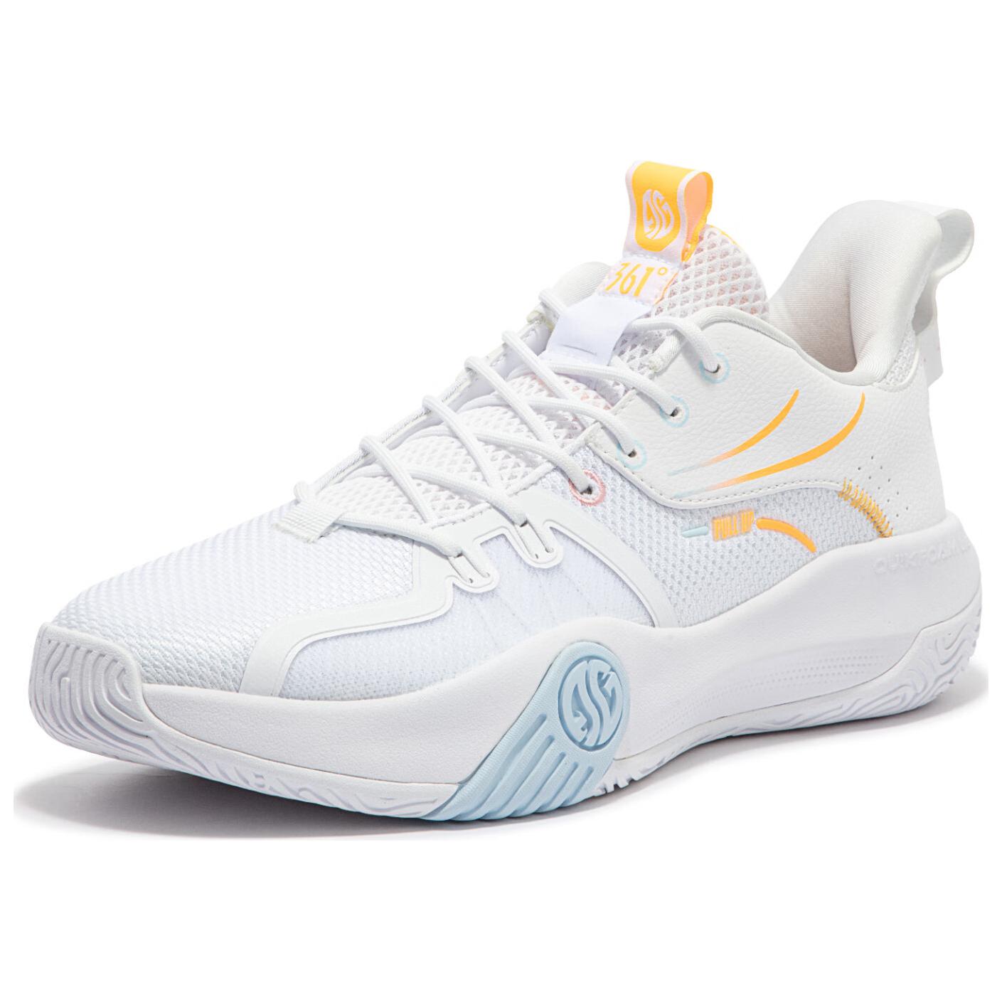 361° Ag Volley Slip Resistant Low top Basketball Shoes Men’s White Blue Orange